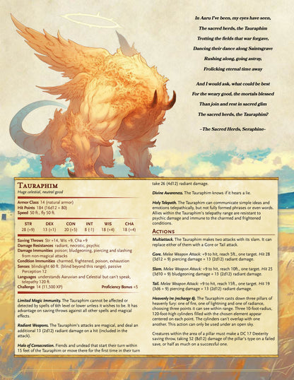 best homebrew monsters 5e Gallaway's Guide to Celestials & Seraphim Ultimate