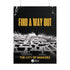 A vertical poster print featuring a black-and-white illustration of the City of Mirrors, with large yellow text reading &