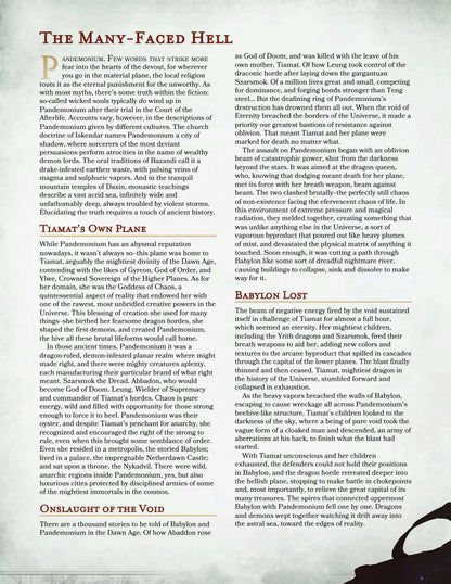 A single printed page with the title &