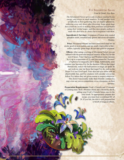 A Dungeons &amp; Dragons sourcebook page featuring the &