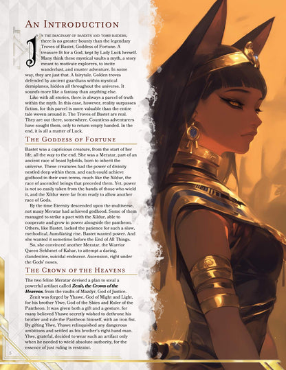 Troves of Bastet: Chapter I